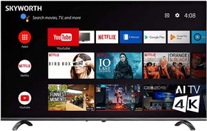 Skyworth-50-Inch-Ultra-4K-HDR-Smart-TV,-Support-–-Chromecast---Alexa-Echo---Google-Home,-Android-TV---Q20300