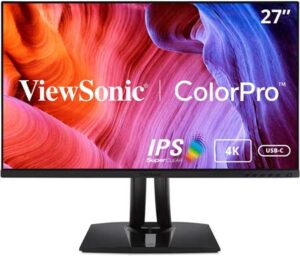 ViewSonic-VP2756-4K-27-Inch-Premium-IPS-4K-Ergonomic-Monitor-with-Ultra-Thin-Bezels,-Color-Accuracy,-Pantone-Validated